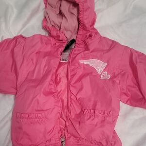 NFL Pink Hooded Raincoat for Kids